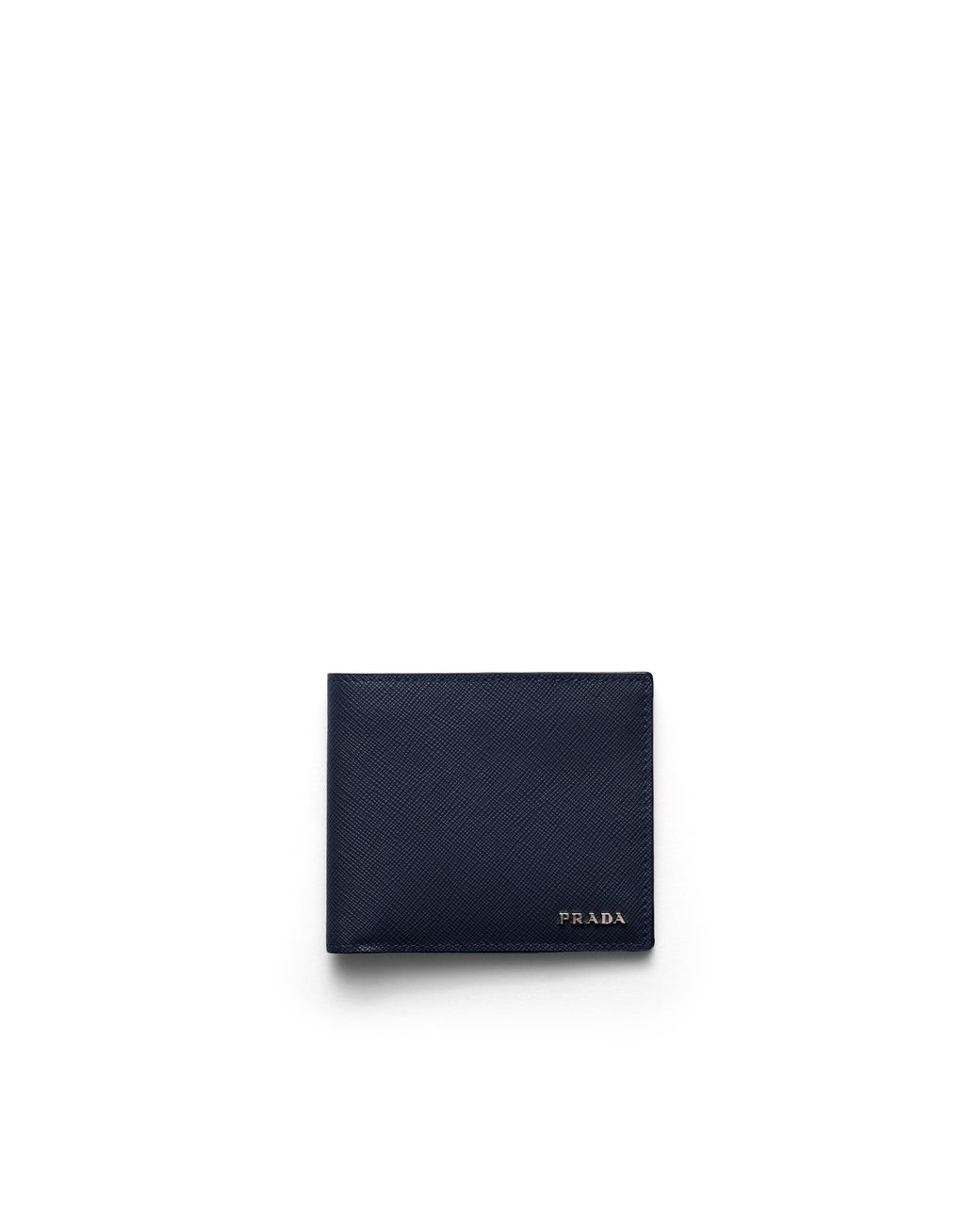 Prada Blue Saffiano Leather Wallet for men