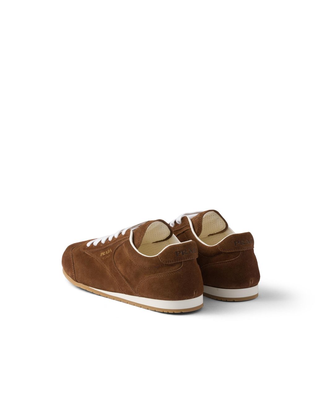 Prada Brown Suede Sneakers