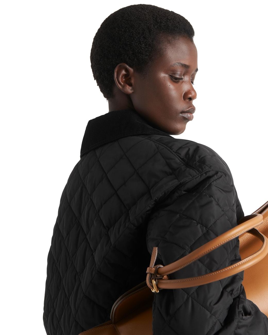 Giubbotto Crop di Prada in Black