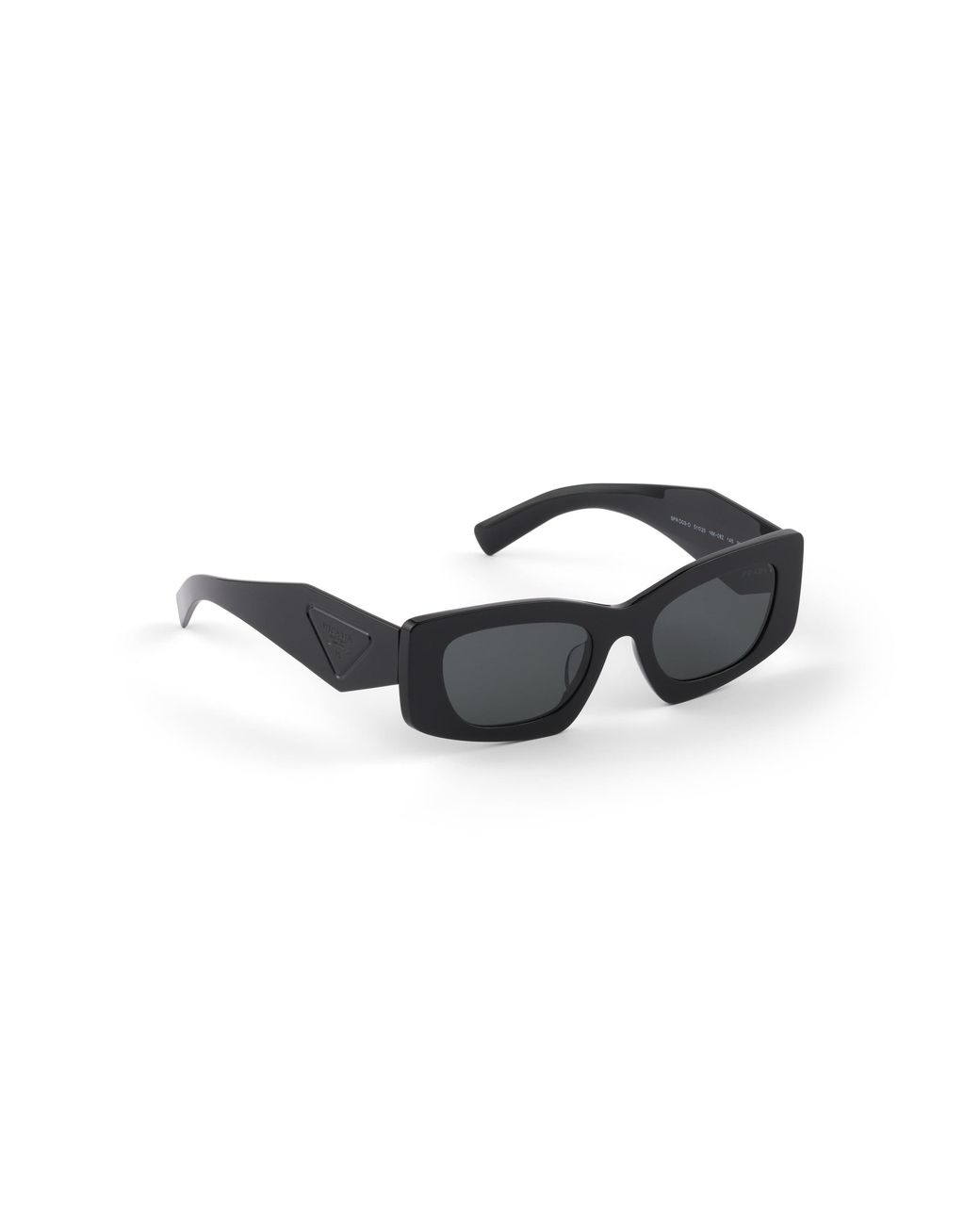 Prada Black Sunglasses With Triangle Logo