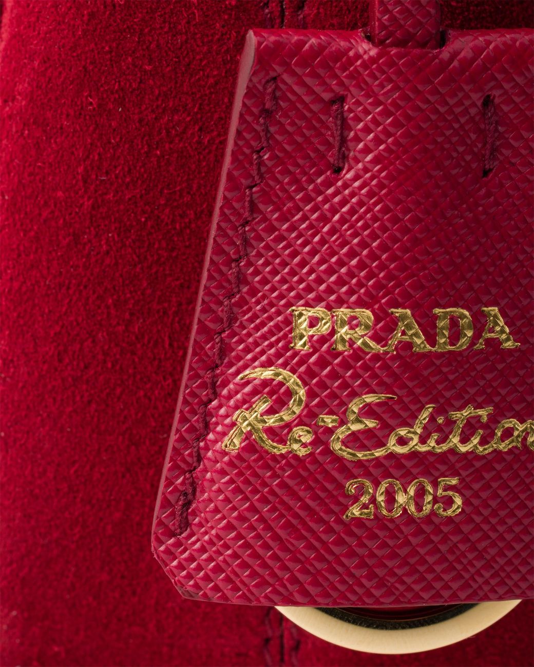 Mini Borsa Re-Edition 2005 di Prada in Red