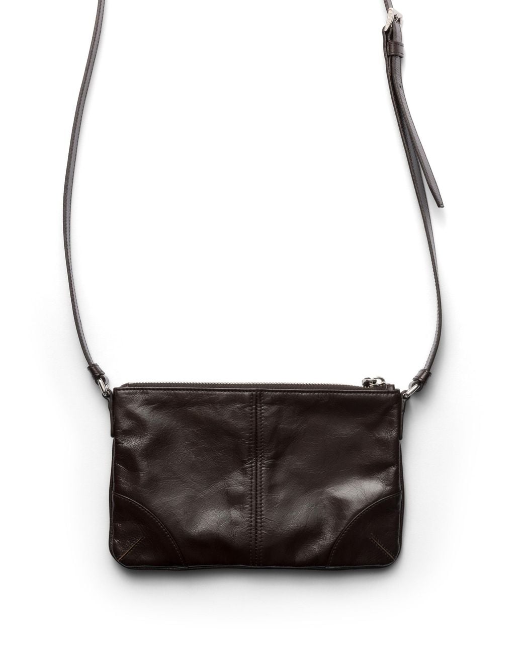 Prada Black Leather Smartphone Case for men