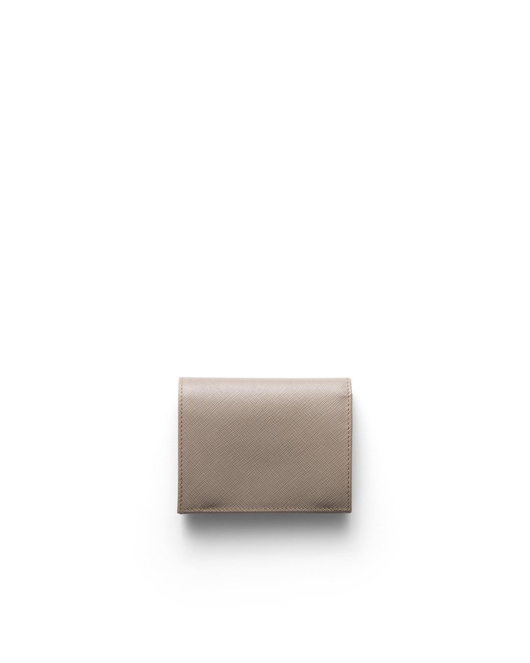 Prada White Small Saffiano Leather Wallet