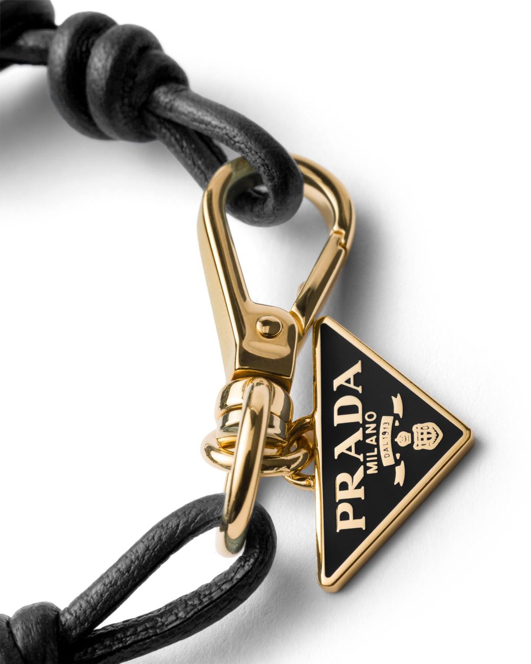Prada White Nappa Leather Bracelet