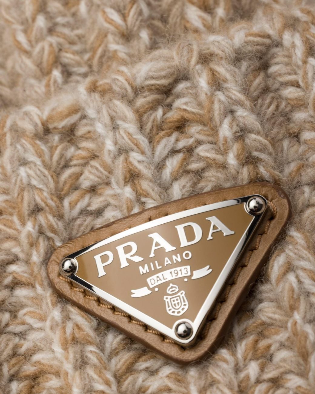 Prada Multicolor Mouliné Cashmere And Wool Beanie for men
