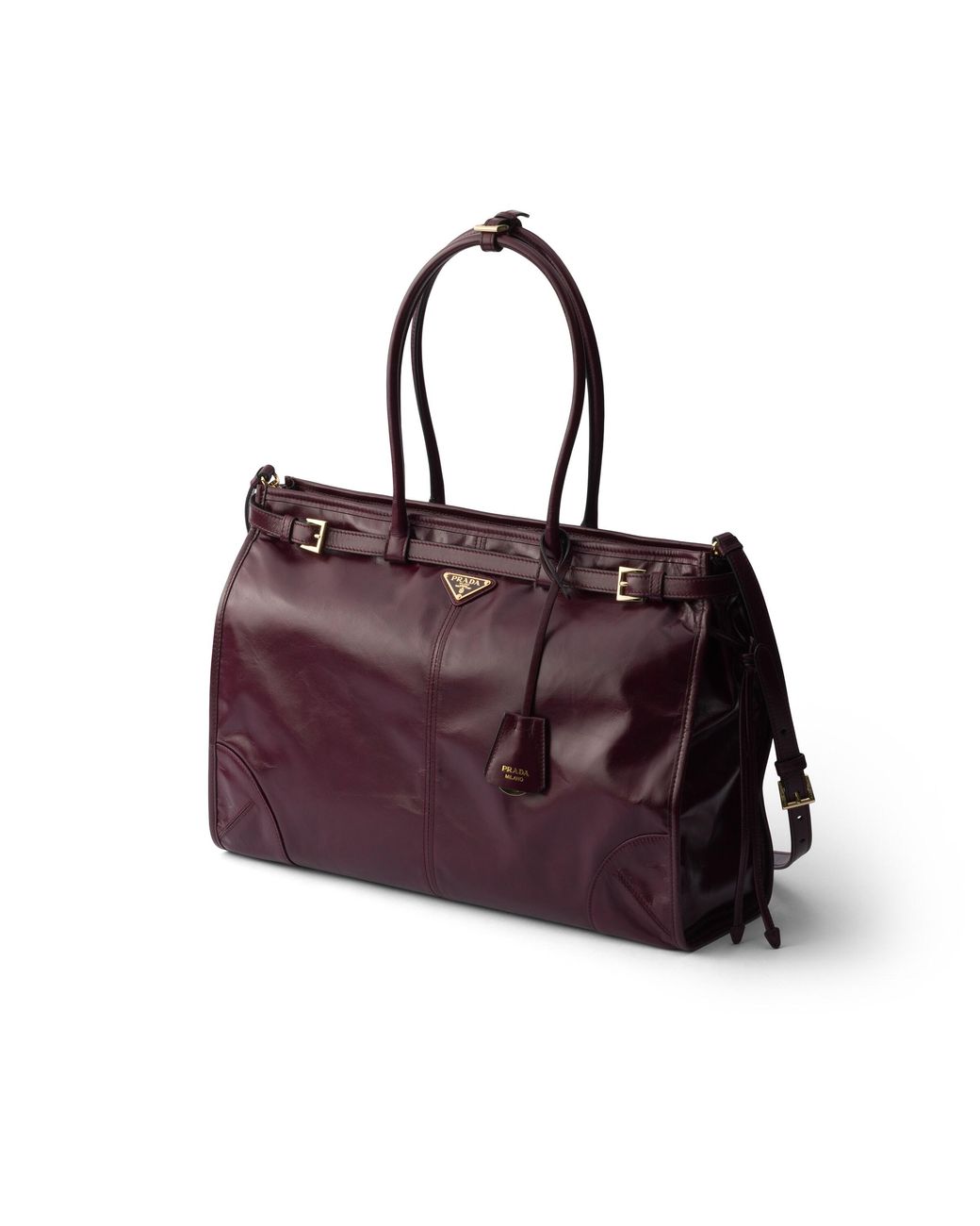 Borsa A Mano Bonnie Extra Large di Prada in Red