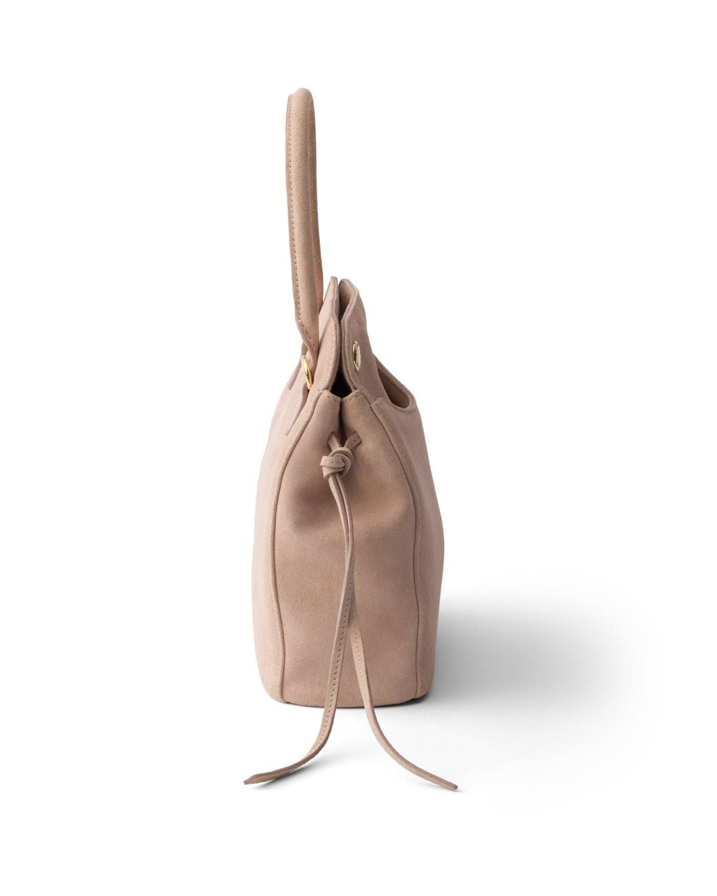 Borsa A Mano Carry Mini di Prada in Natural