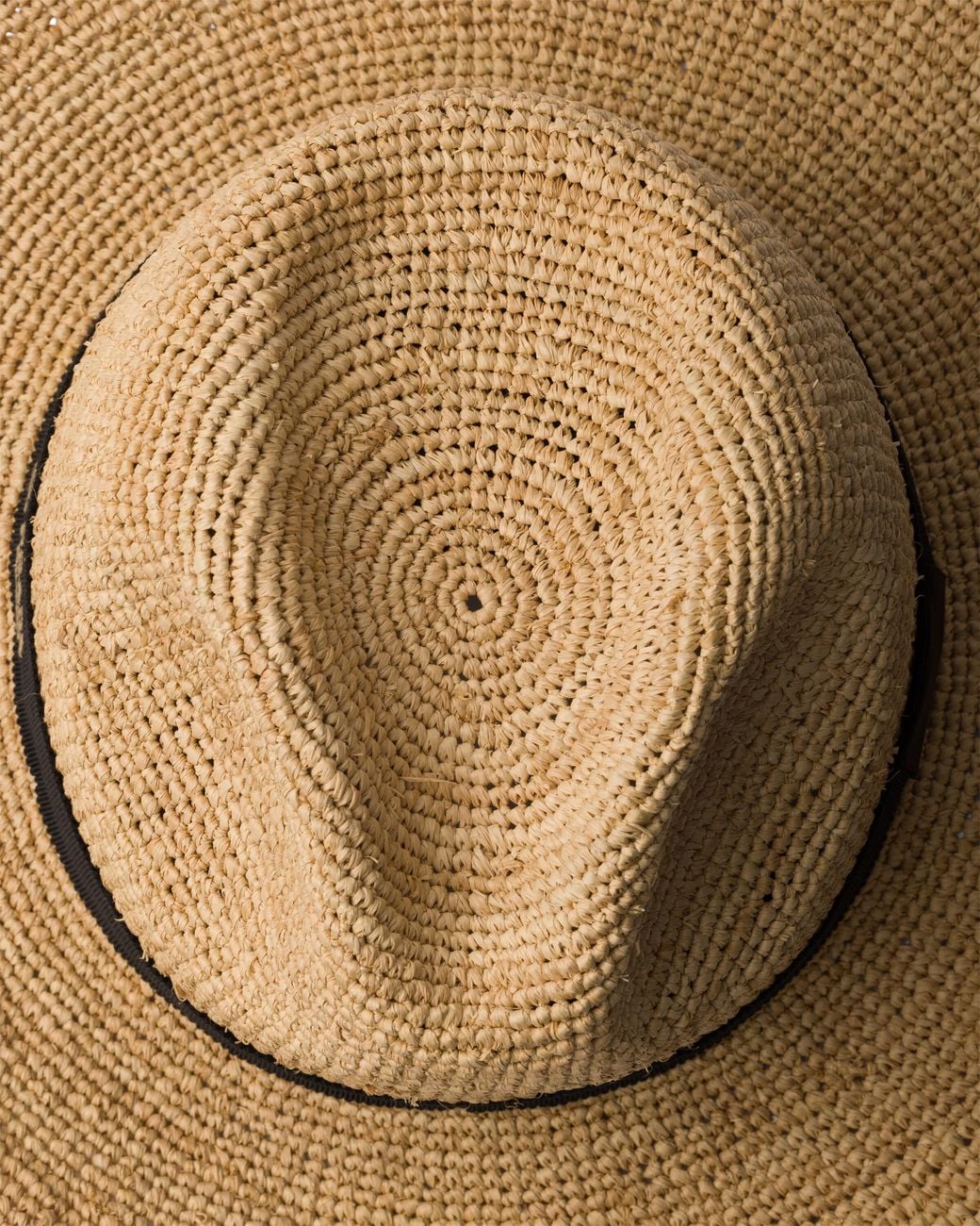Prada Brown Crochet Hat