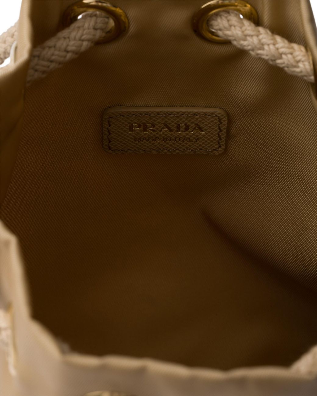 Prada Natural Re-Nylon Smartphone Case, Camel