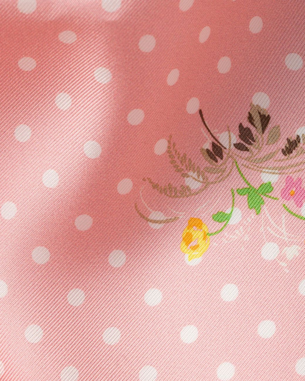 Prada Pink Printed Silk Twill Scarf 55