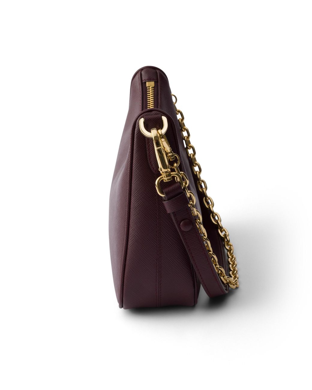 Prada Brown Re-Edition Mini Saffiano Leather Bag