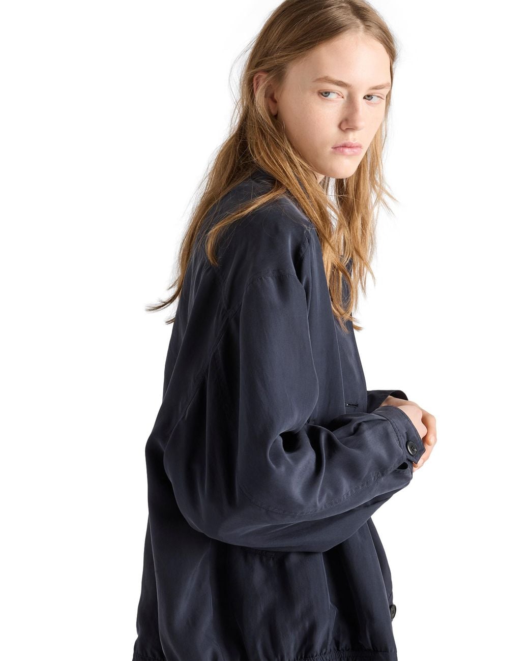 Prada Blue Silk Jacket