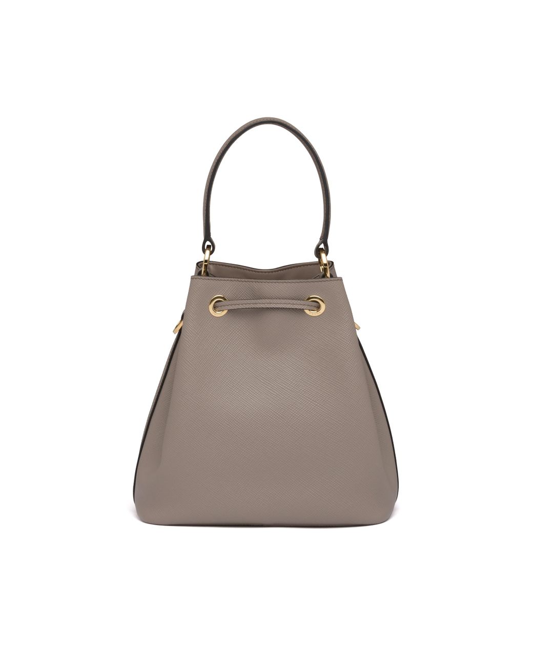 【PRADA】SAFFIANO BUCKET BAG Prada Saffiano Lux Panier Bucket Bag - Black Bucket Bags