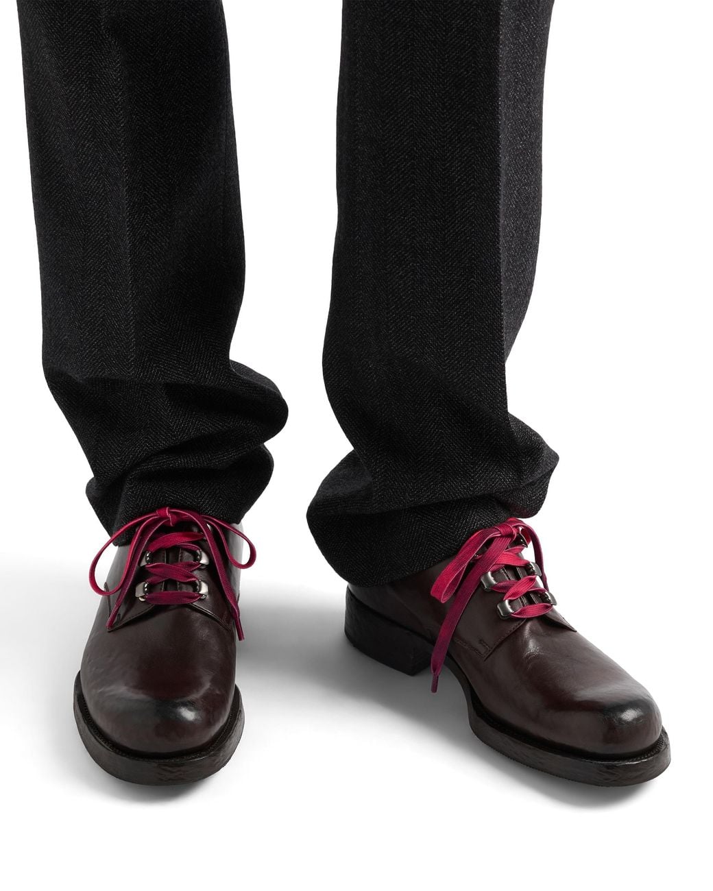 Scarpe Stringate di Prada in Brown da Uomo