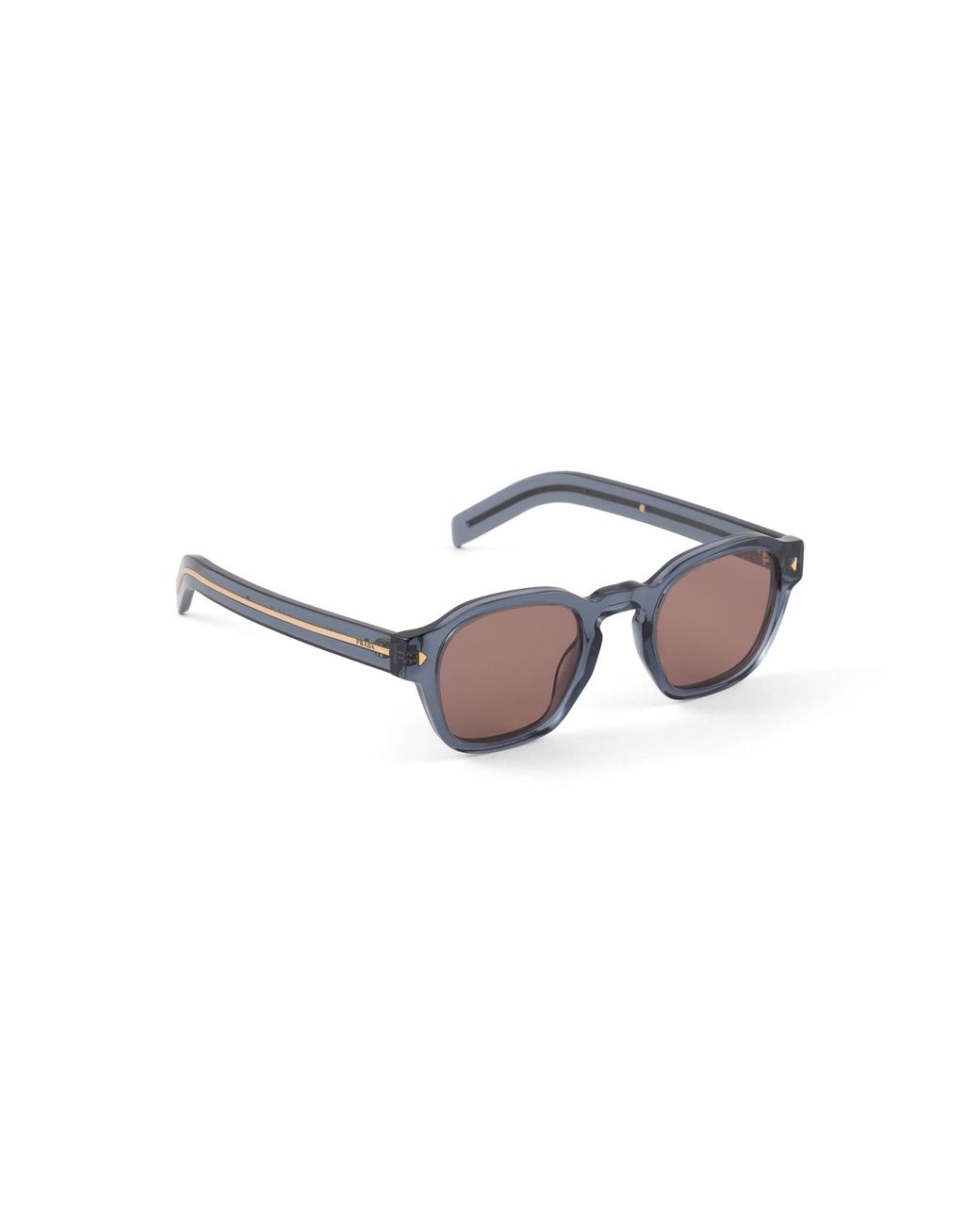 Prada Multicolor Sunglasses With Iconic Metal Plaque for men