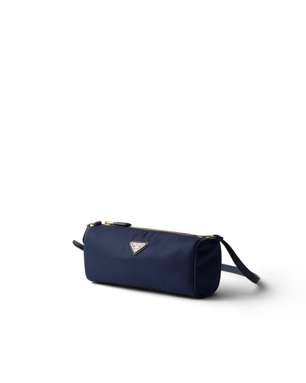 Prada Blue Pouch Aus Re-Nylon, Damen