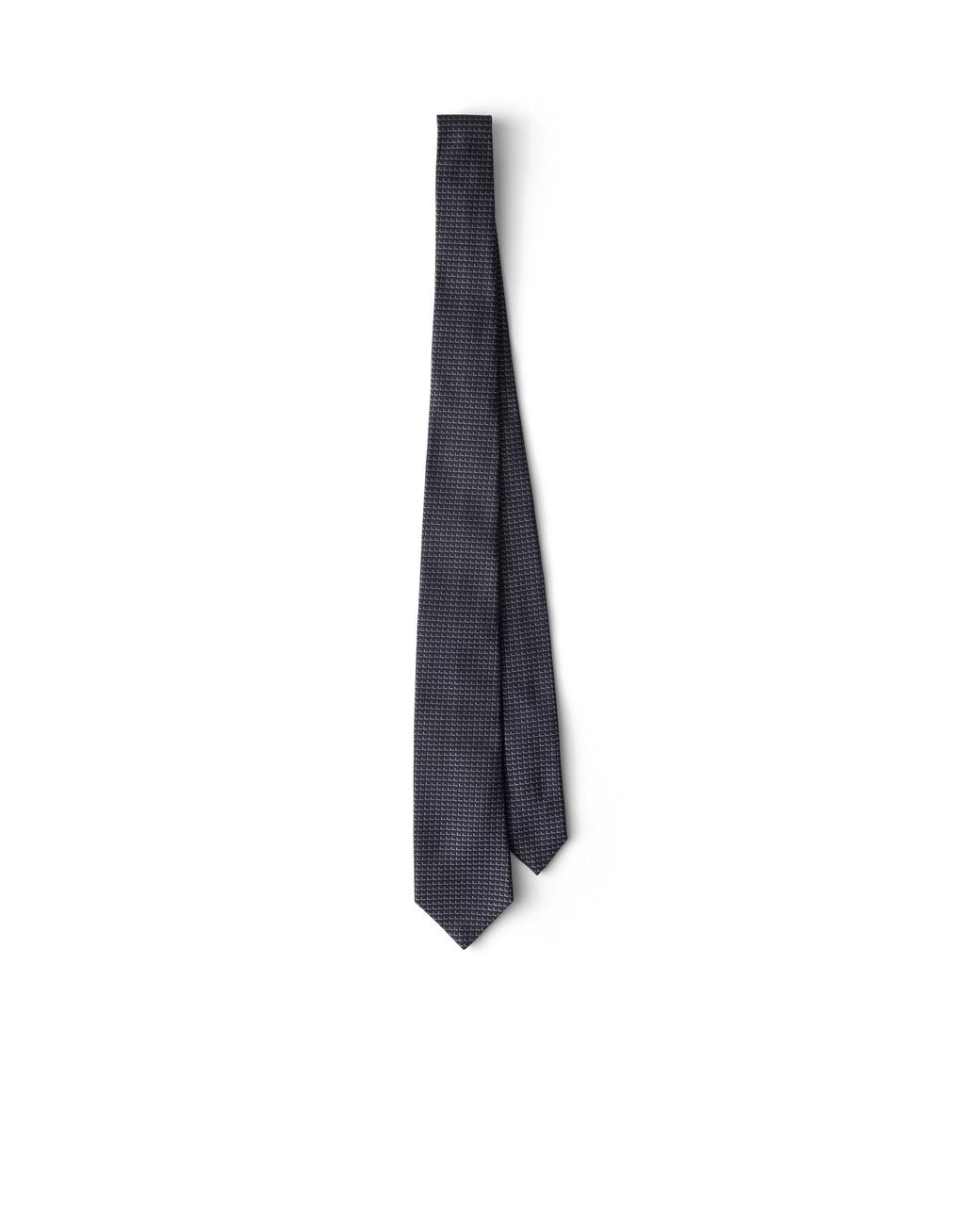 Prada White Silk Tie for men