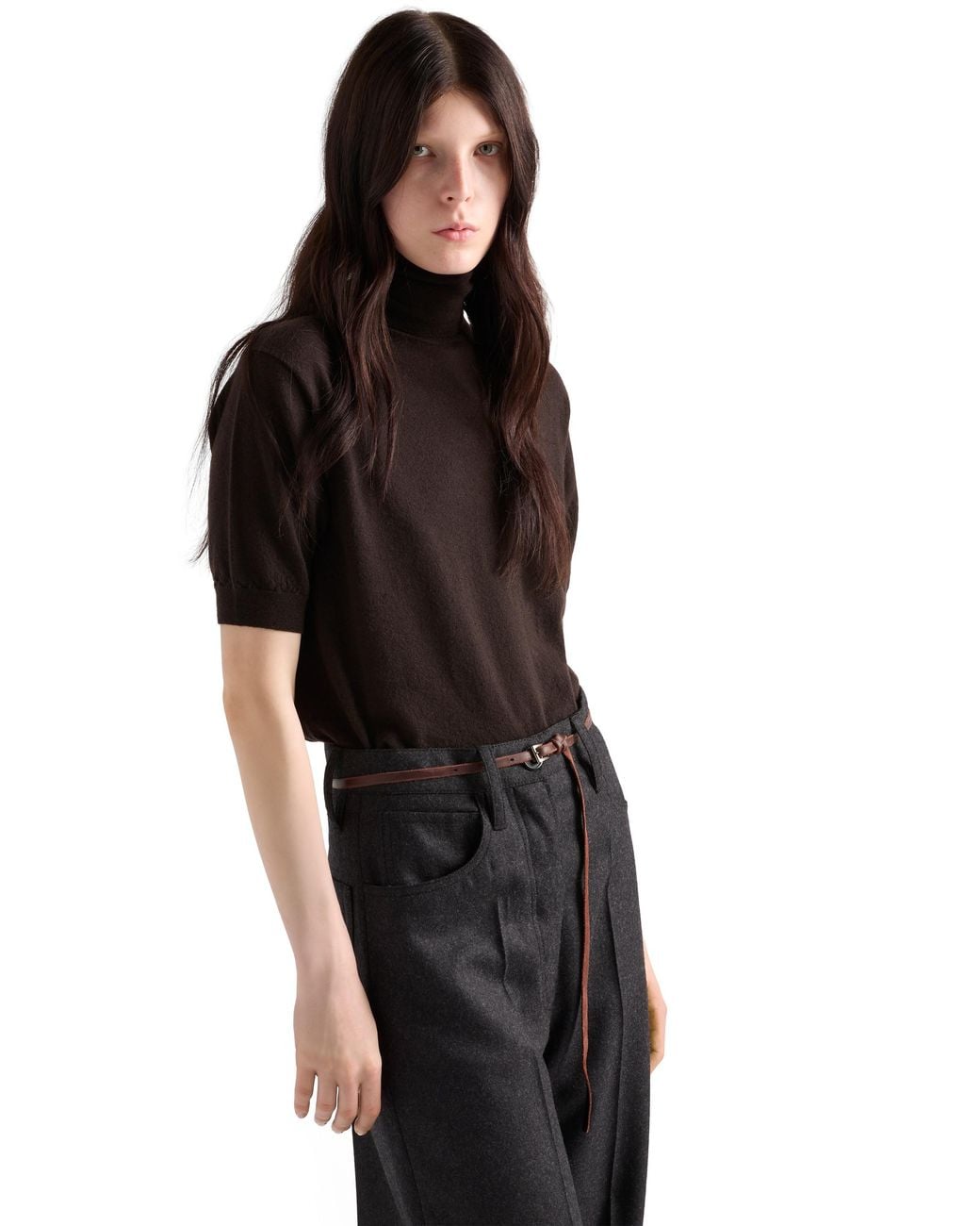 Prada Black Cashmere Turtleneck Sweater