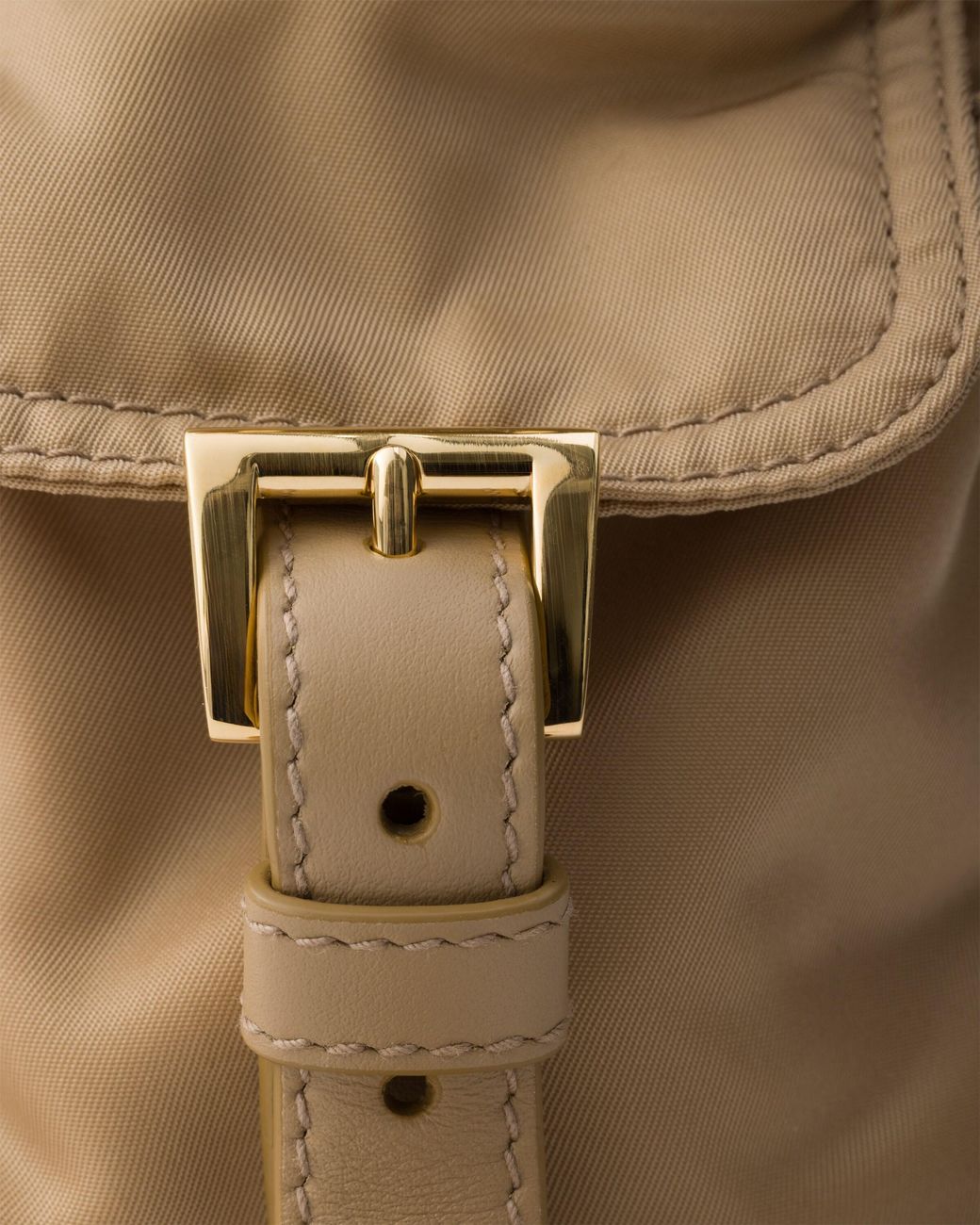 Prada Brown Explore Medium Re-Nylon Shoulder Bag With Flap