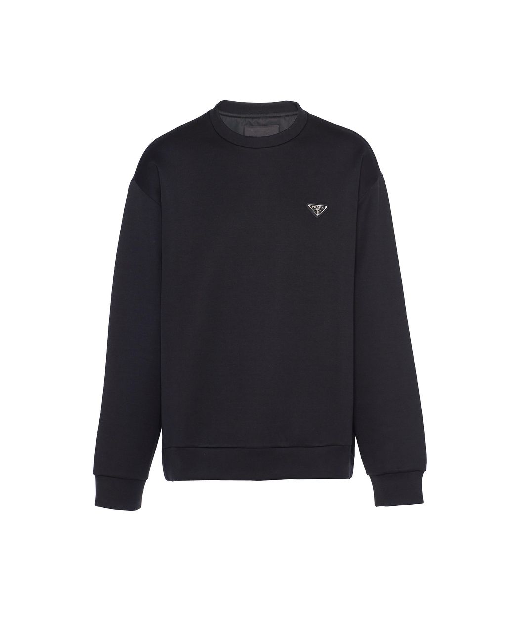 Prada Blue Technical Cotton Sweatshirt for men