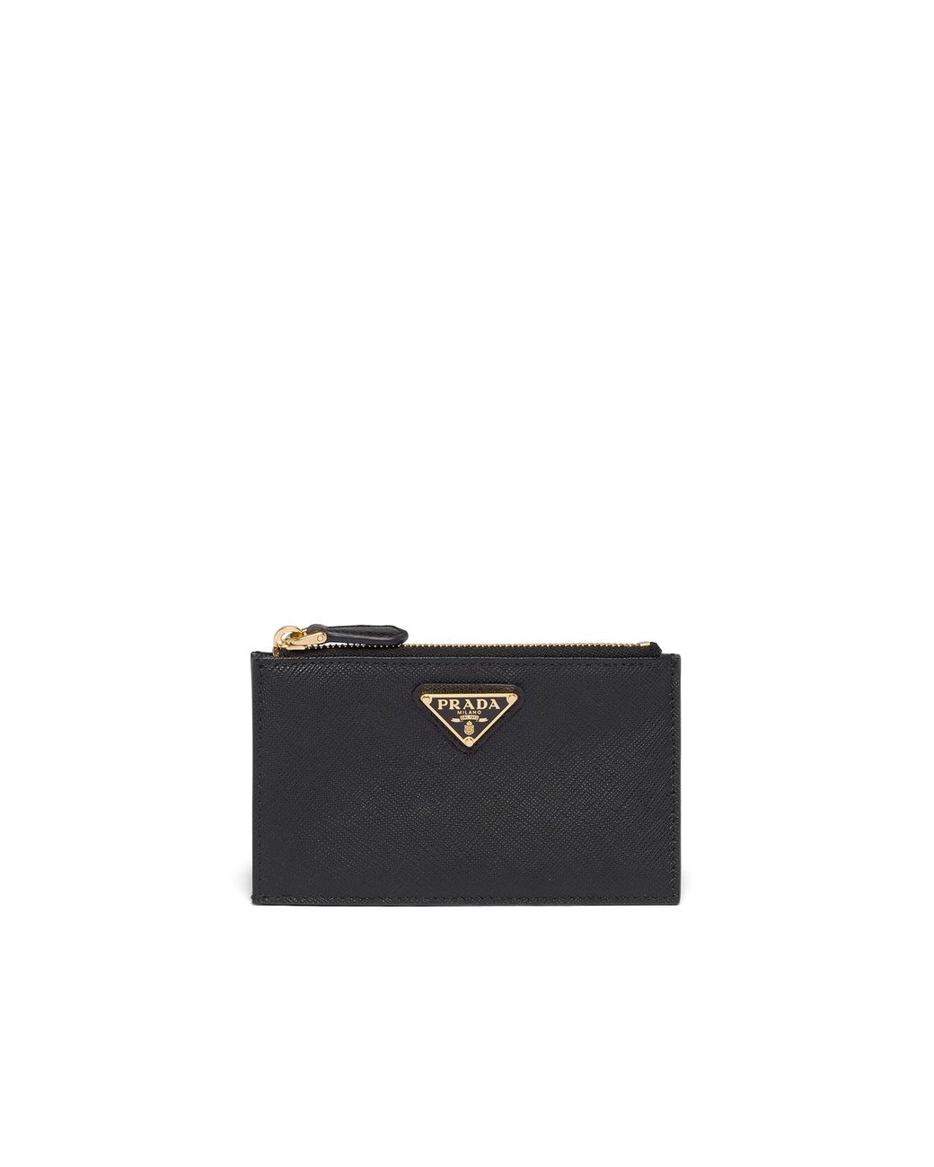 Prada Black Saffiano Leather Card Holder