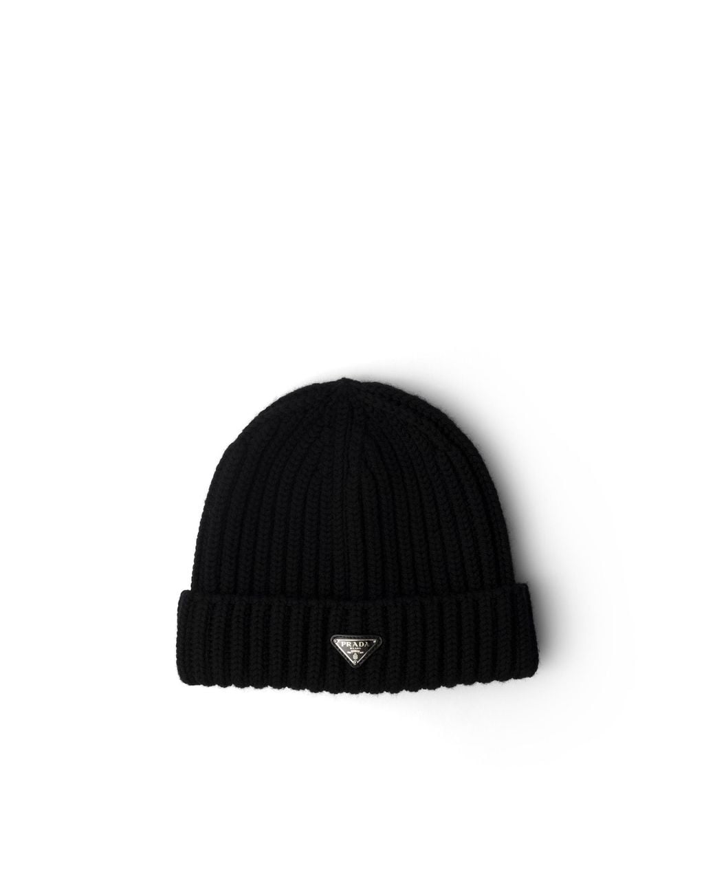 Prada Black Wool Beanie for men
