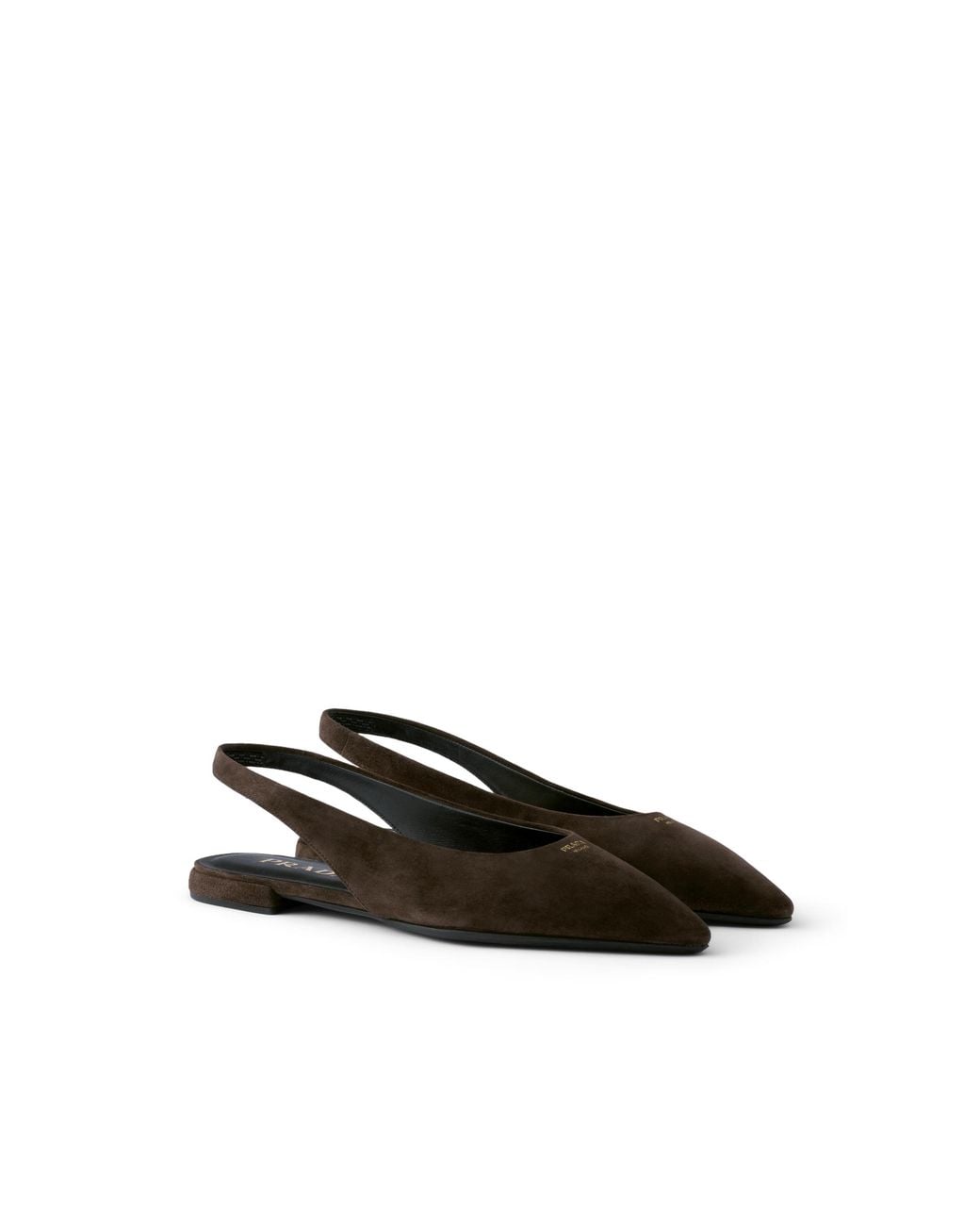 Prada Multicolor Suede Ballerinas