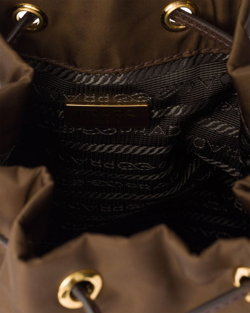 Prada White Duet Re-Nylon Bucket Bag