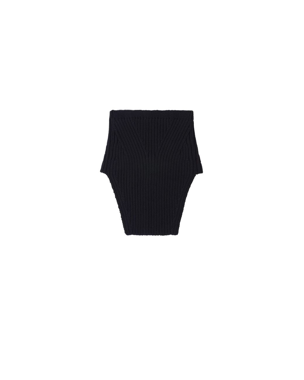 Prada Black Wool Dickey for men