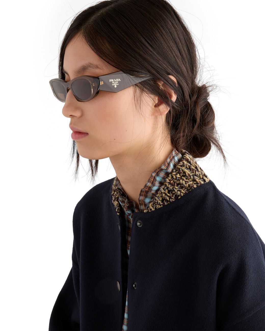 Prada White Symbole Sunglasses
