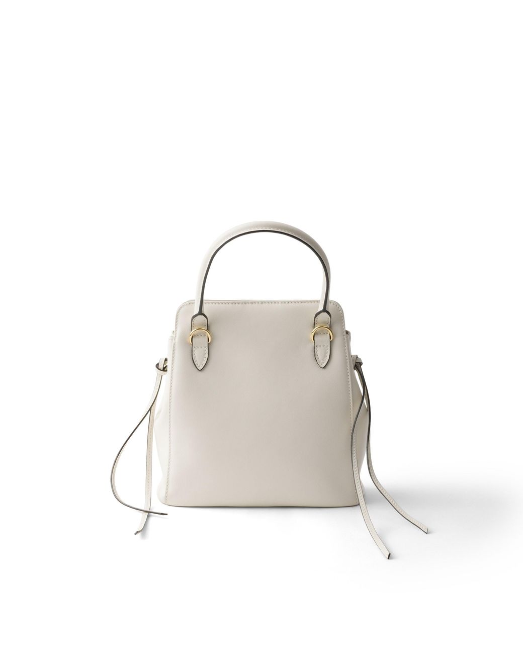 Borsa A Mano Carry Mini di Prada in White