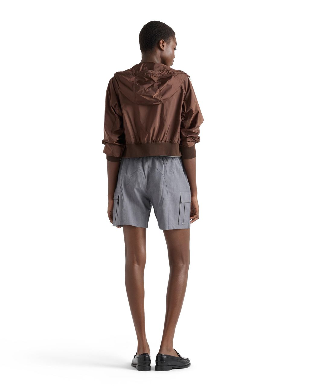Cazadora Re-Nylon Prada de color Brown