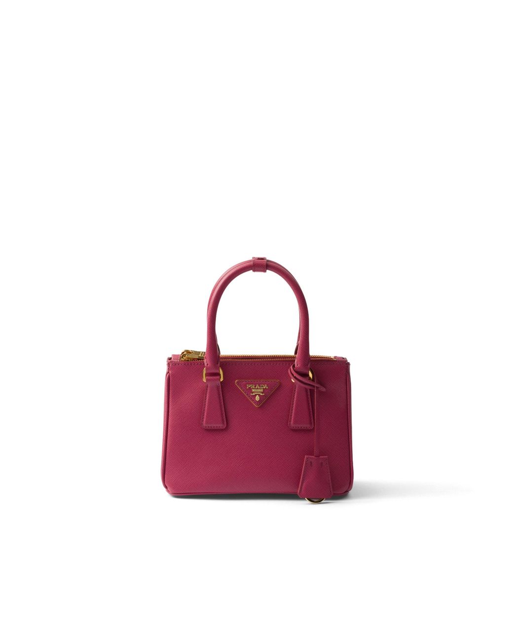 Prada Pink Galleria Mini Saffiano Leather Bag