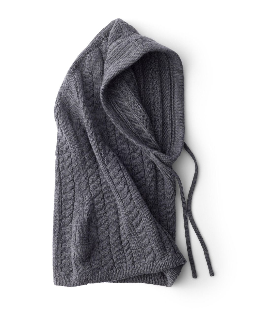 Prada Gray Wool Balaclava