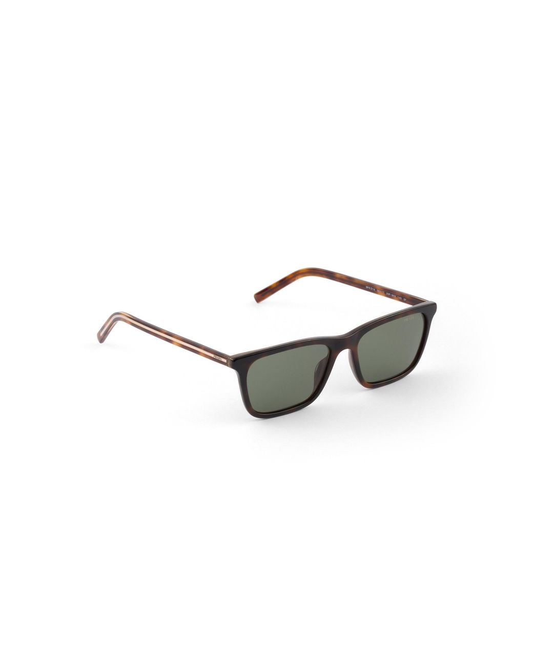 Prada Green Sunglasses With The Iconic Metal Plaque for men