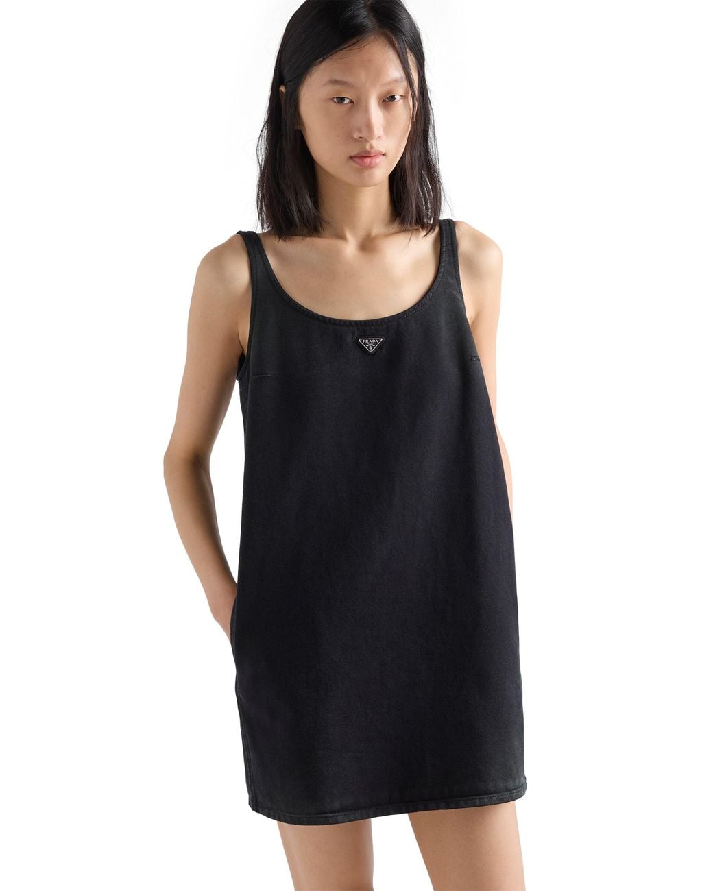 Prada Black Denim Mini-Dress