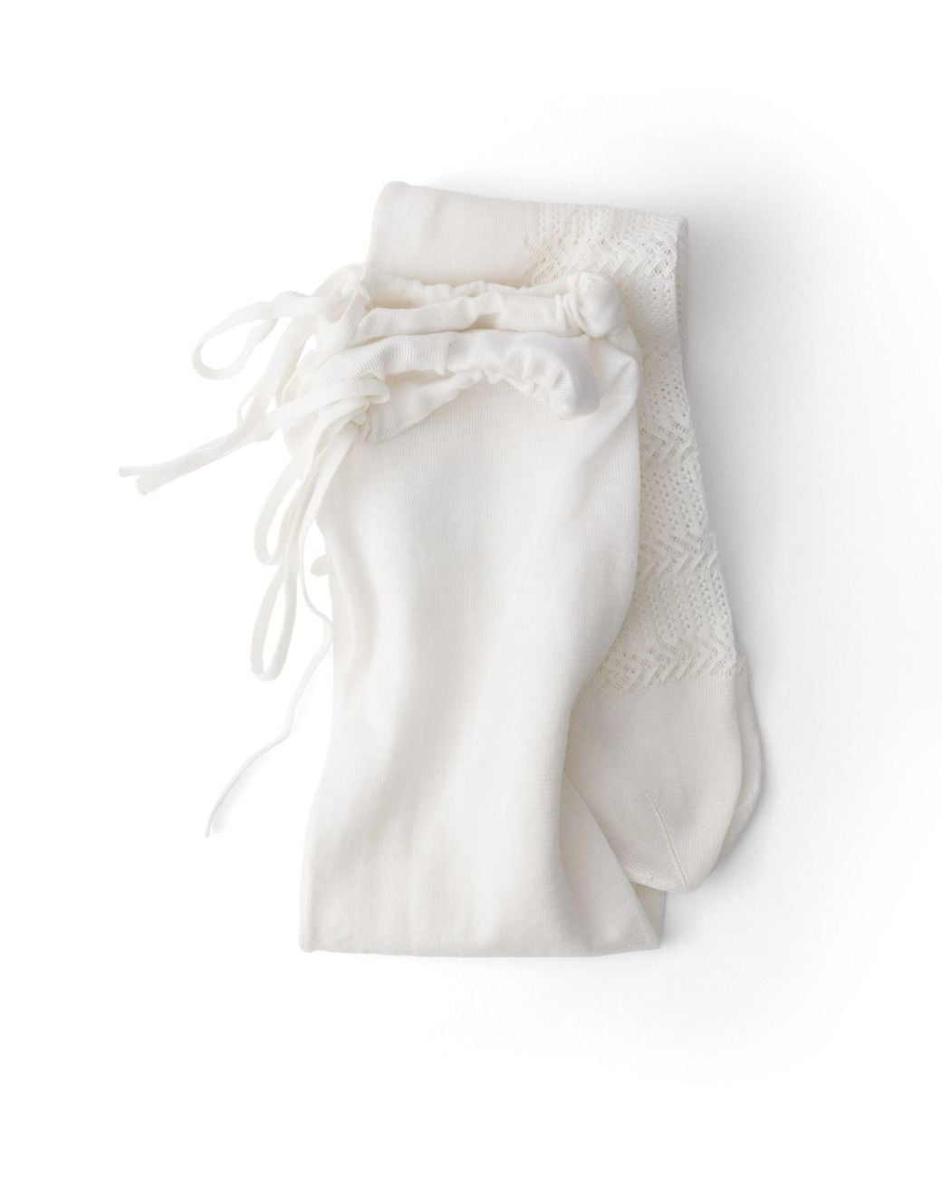 Prada White Over-The-Knee Cotton Socks