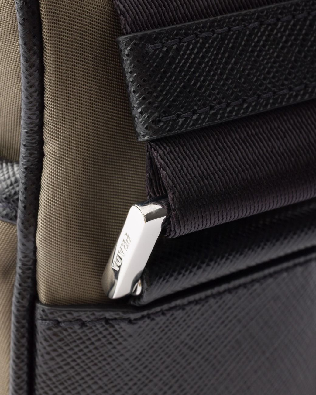 Prada Brown Re-Nylon And Saffiano Shoulder Bag for men