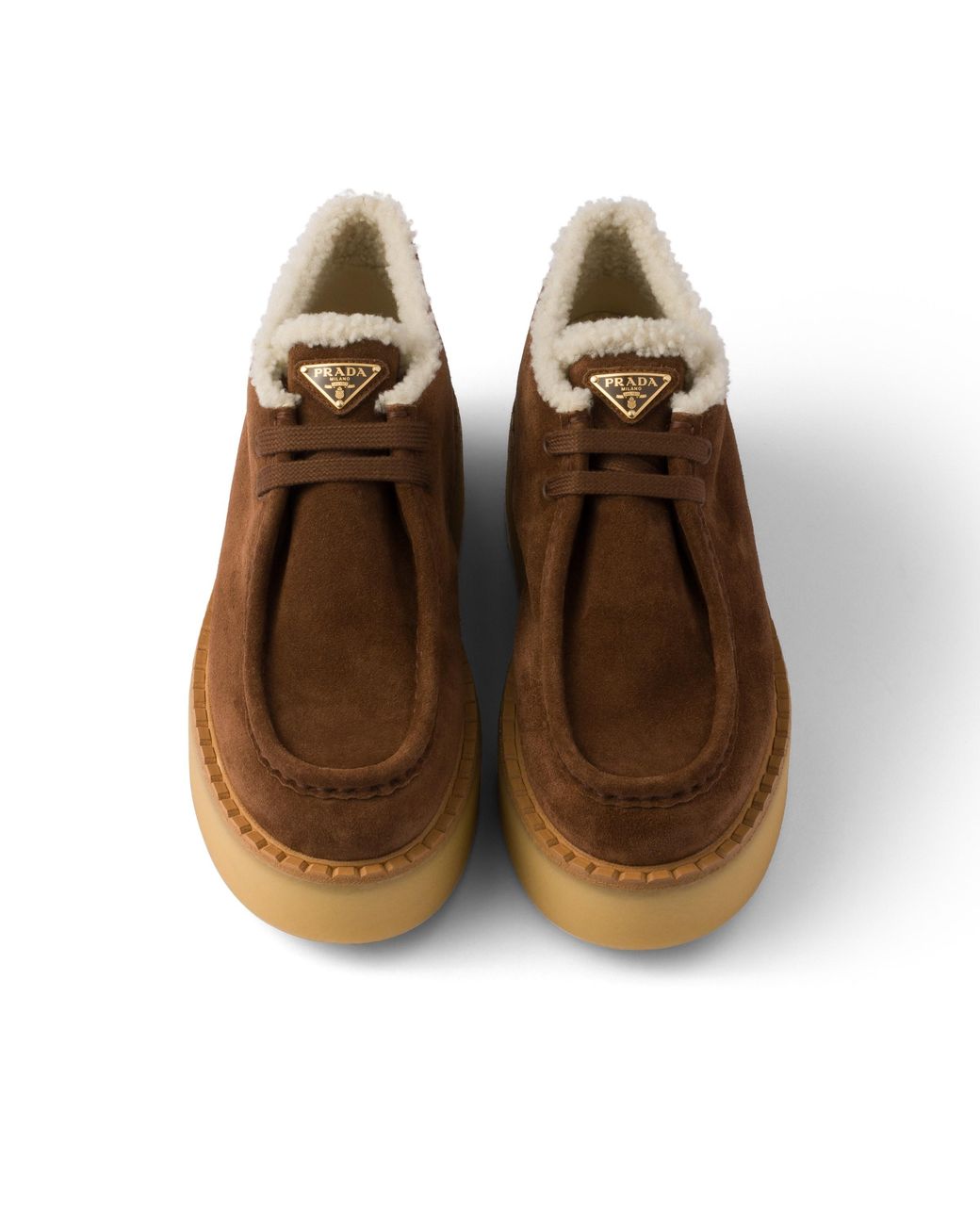 Prada Brown Suede Chukka Boots