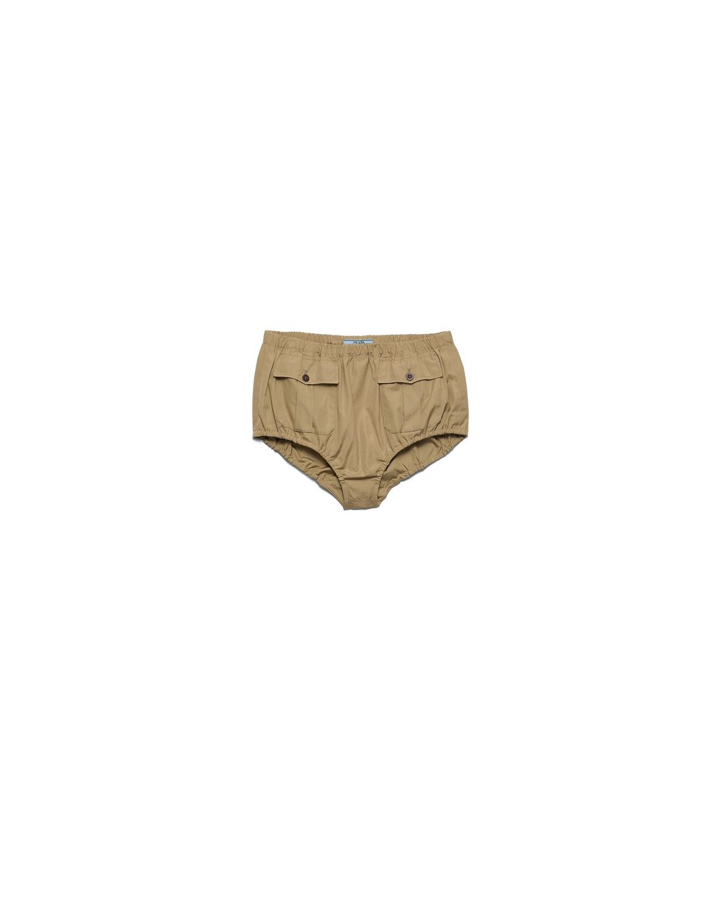 Prada White Poplin Shorts
