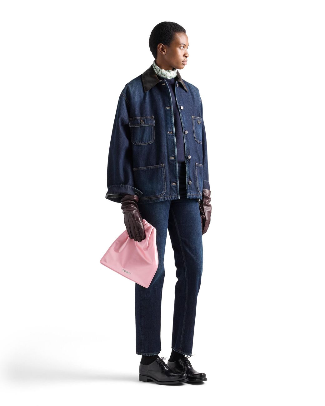 Prada Blue Denim Trucker Jacket