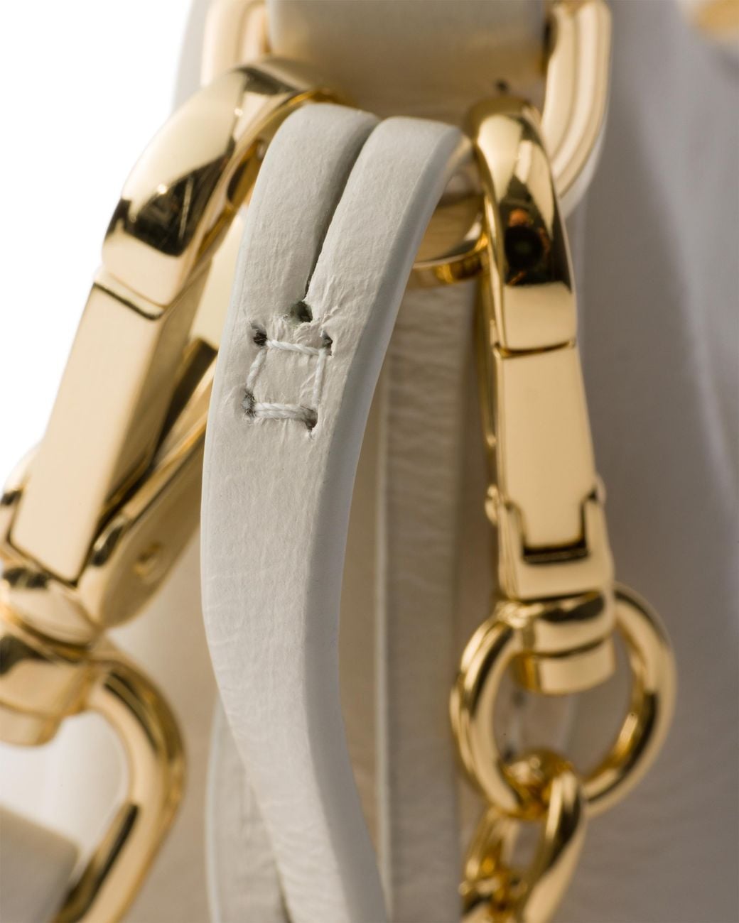 Prada White Leather Mini-Bag