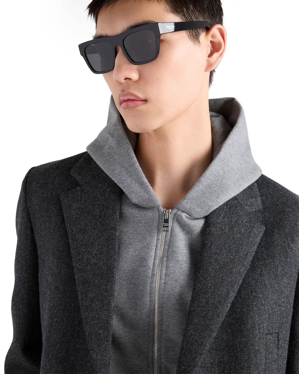 Prada Sonnenbrille Mit Logo, Herren in Gray für Herren