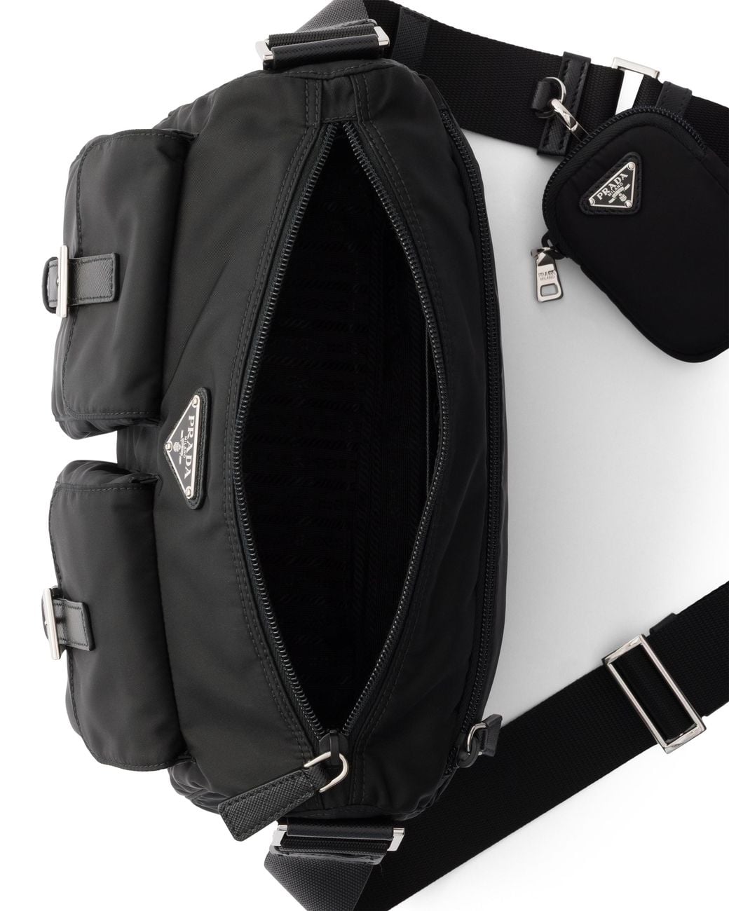 Prada Black Re-Nylon Shoulder Bag