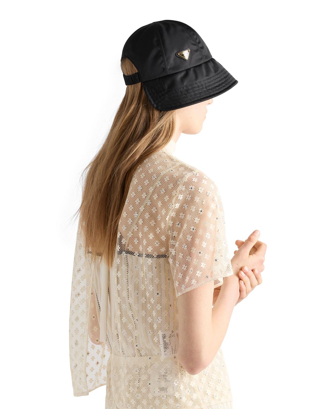 Prada Black Re-Nylon Hat