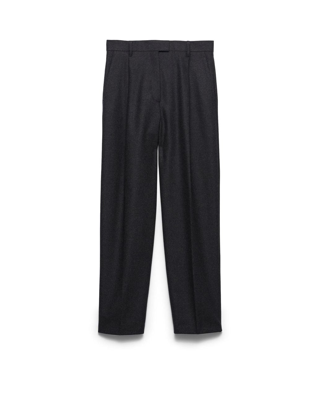 Prada Black Re-Wool Pants, Anthracite