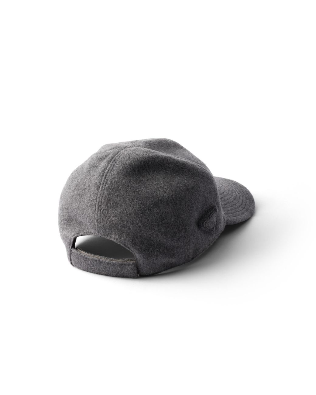 Prada Gray Cashmere Baseball Cap