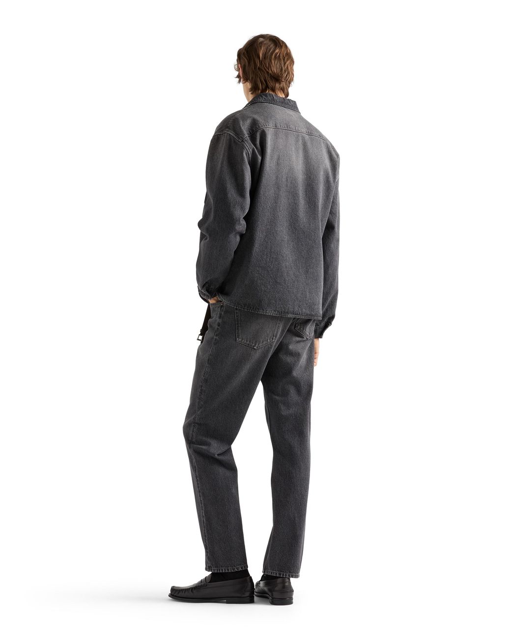 Prada Black Denim Shirt for men