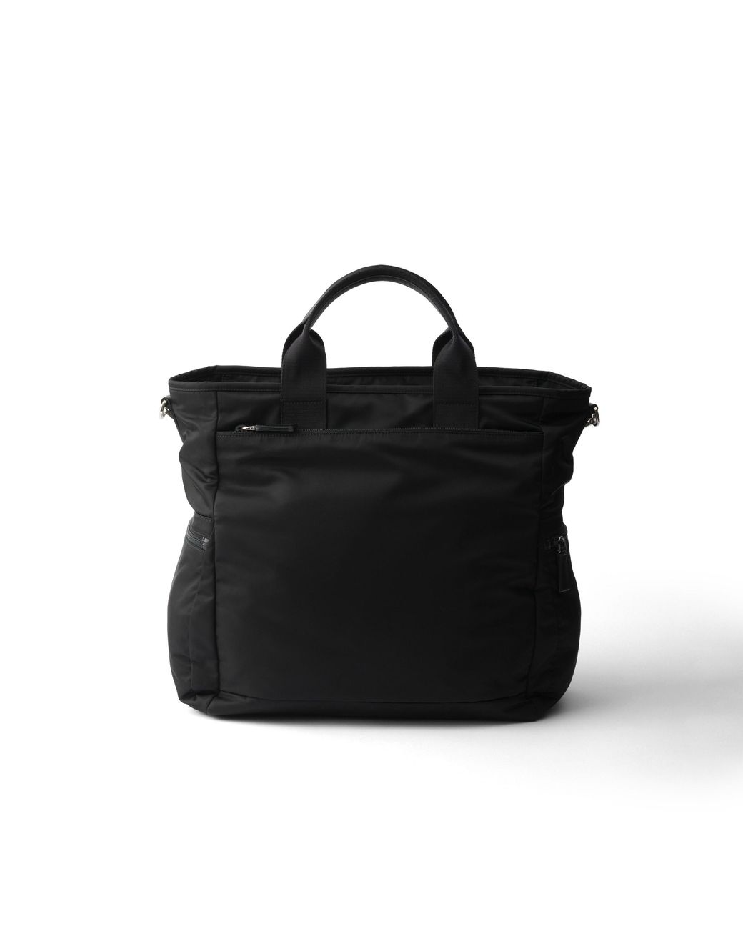 Prada Black Re-Nylon And Saffiano Leather Tote Bag for men