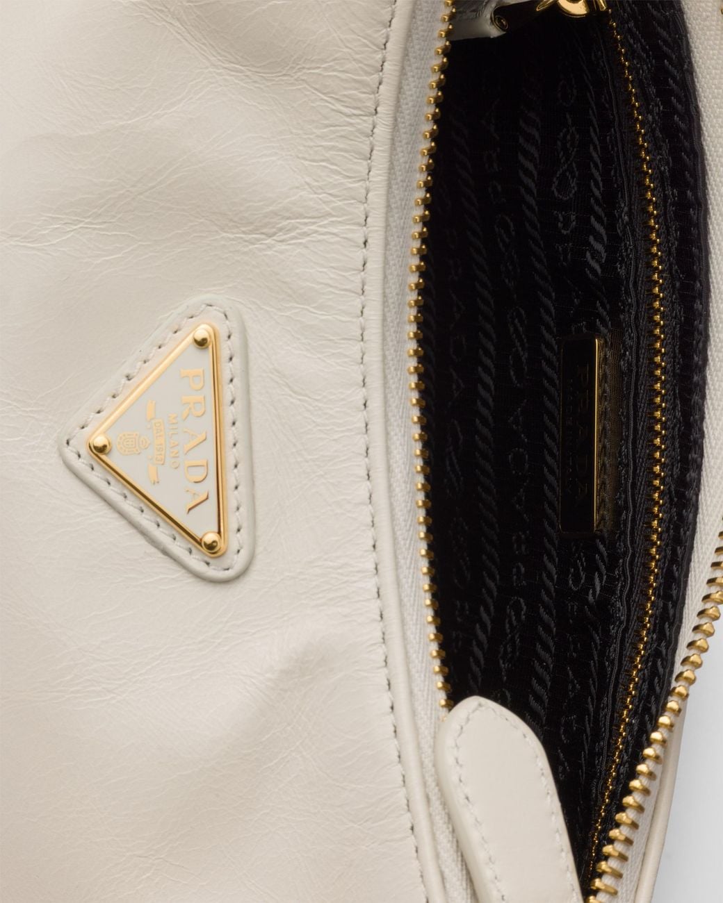 Prada White Leather Mini-Bag